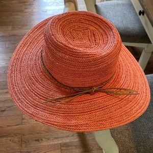 Kooringal Australia Wide Brim Sun Hat - Pink Coral